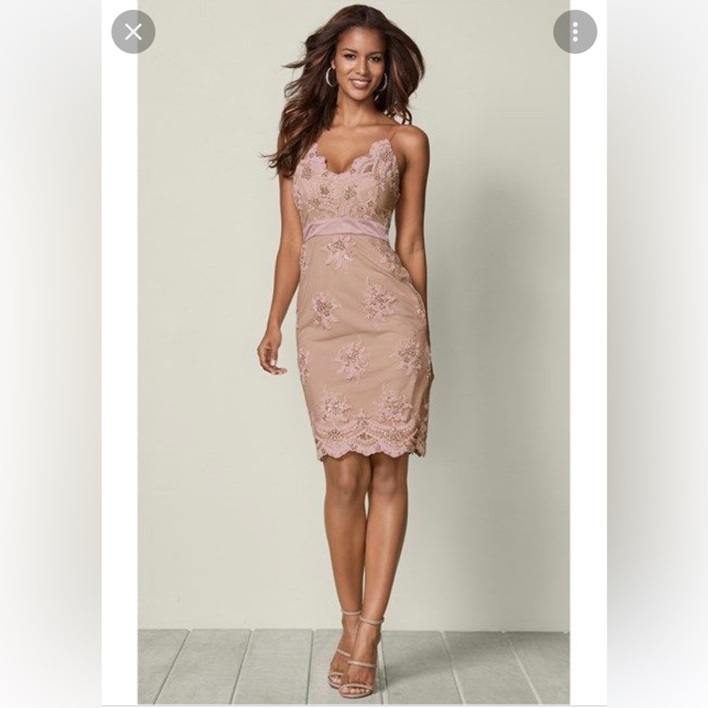 Sequin Detail Bodycon Dress